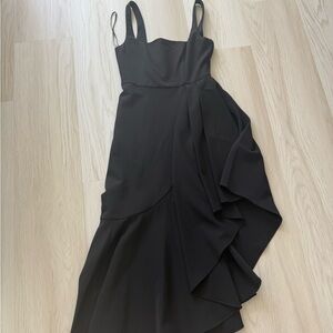 Jewel Badgley Mischka Elegant Black Dress size 4… altered NWT